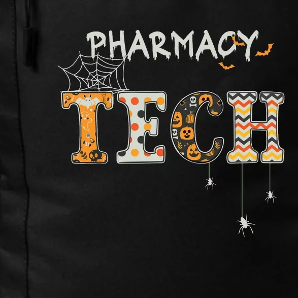 Pharmacy Technician Tech Funny Pharmacist Halloween Spooky Daily Commute Backpack