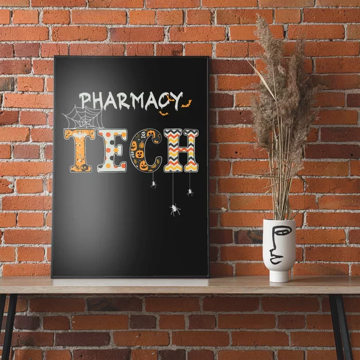 Pharmacy Technician Tech Funny Pharmacist Halloween Spooky Poster