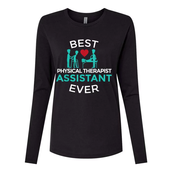 Physical Therapist Therapy Assistant PTA Graduation Womens Cotton Relaxed Long Sleeve T-Shirt