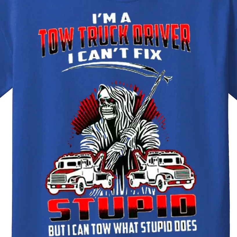 Proud Tow Truck Driver Gift Kids T-Shirt