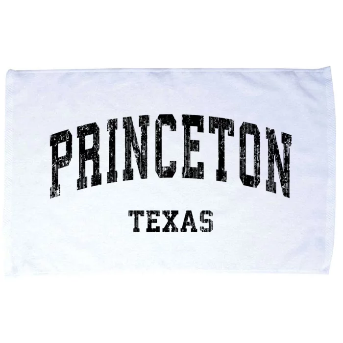 Princeton Texas Tx Vintage Established Varsity Sports Microfiber Hand Towel