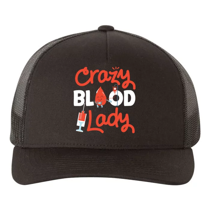 Phlebotomist Tech Technician Blood Yupoong Adult 5-Panel Trucker Hat