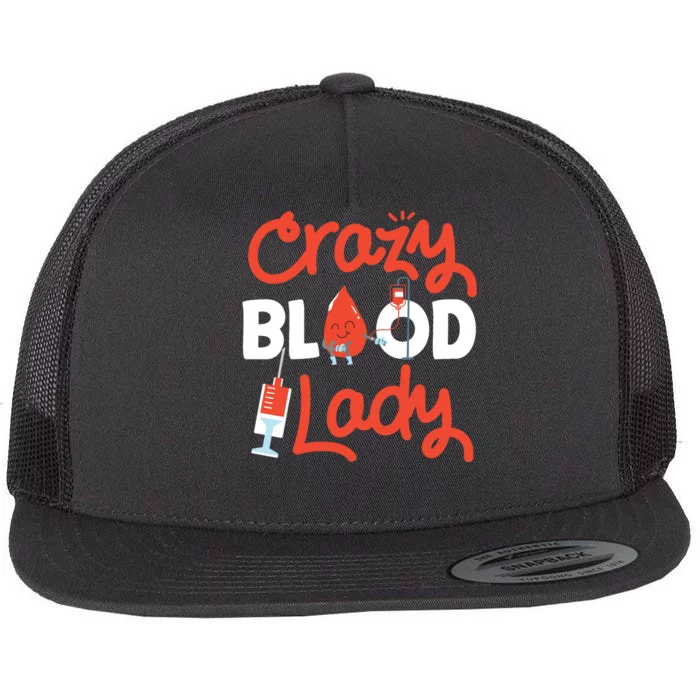 Phlebotomist Tech Technician Blood Flat Bill Trucker Hat