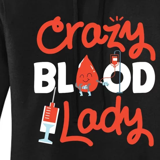 Phlebotomist Tech Technician Blood Women's Pullover Hoodie