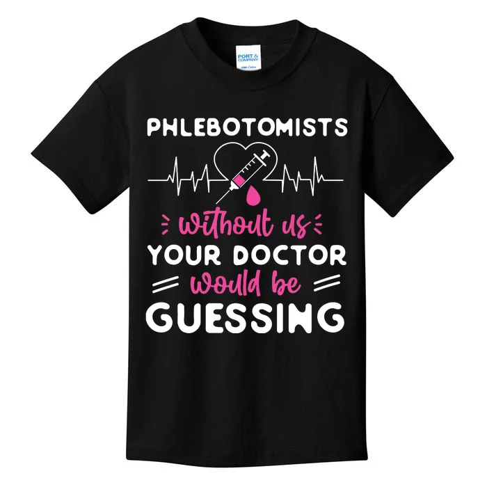 Phlebotomist Tech Technician Kids T-Shirt