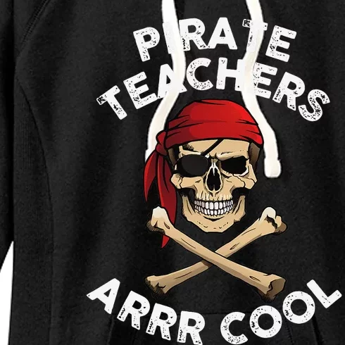 Pirate Themed Teachers Day Women's Fleece Hoodie