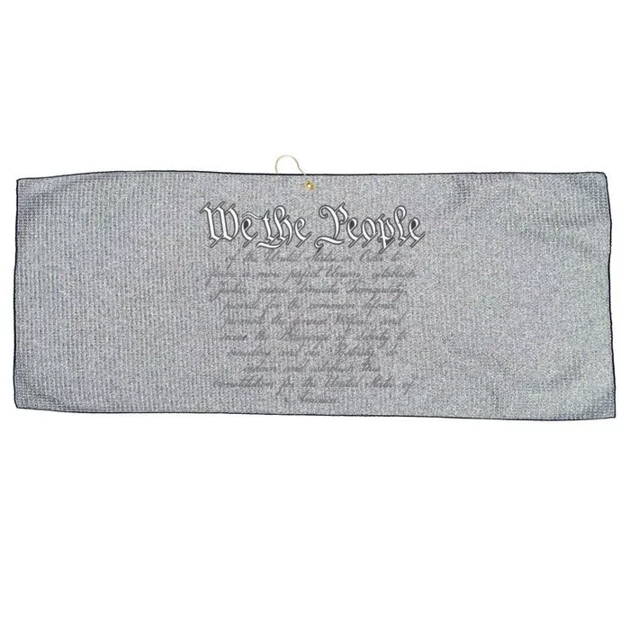 Preamble To The US Constitution 1776 We The People Large Microfiber Waffle Golf Towel