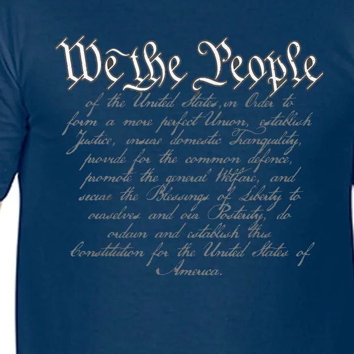 Preamble To The US Constitution 1776 We The People Comfort Colors T-Shirt