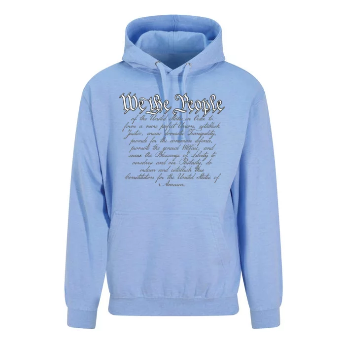 Preamble To The US Constitution 1776 We The People Unisex Surf Hoodie