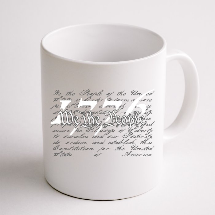 Preamble To The US Constitution 1776 We The People Front & Back Coffee Mug