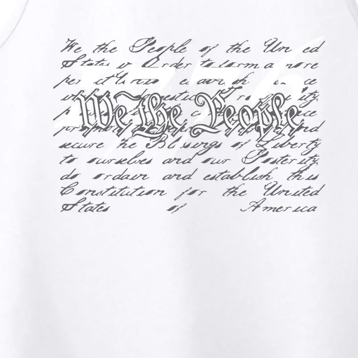 Preamble To The US Constitution 1776 We The People Performance Tank