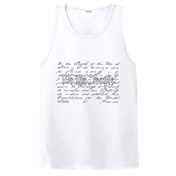 Preamble To The US Constitution 1776 We The People Performance Tank