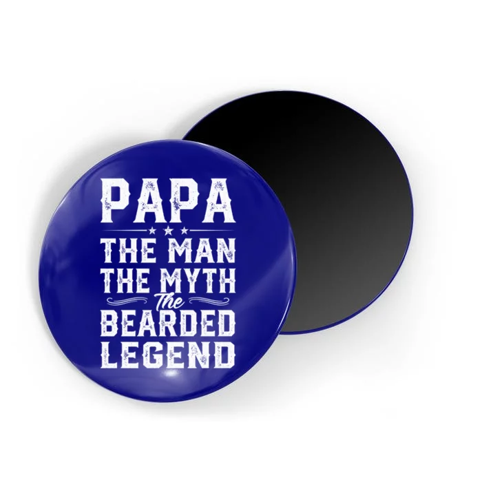 Papa The The Myth The Bearded Legend Gift Magnet