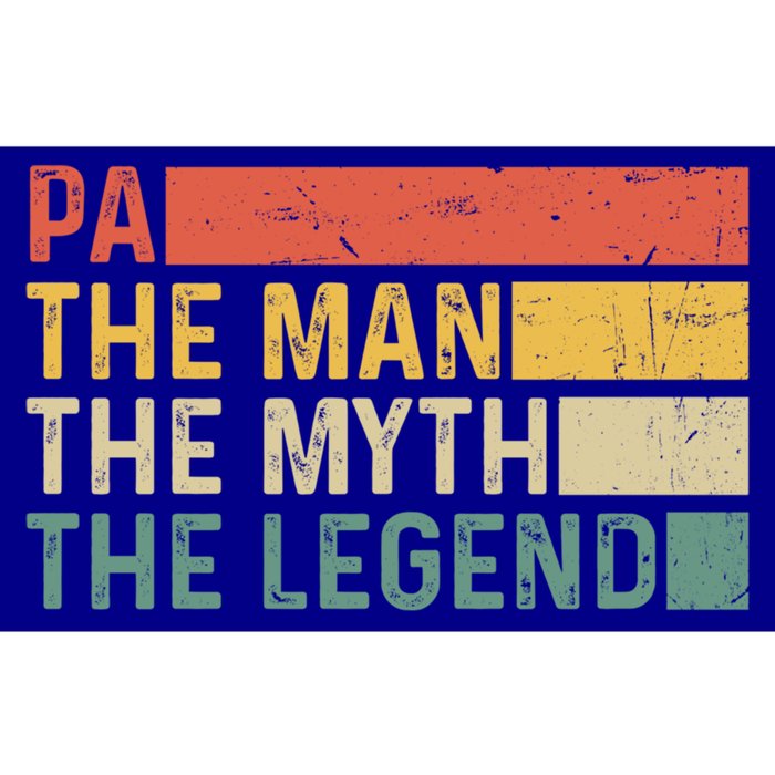 Pa The The Myth The Legend Vintage Gift For Pa Gift Bumper Sticker