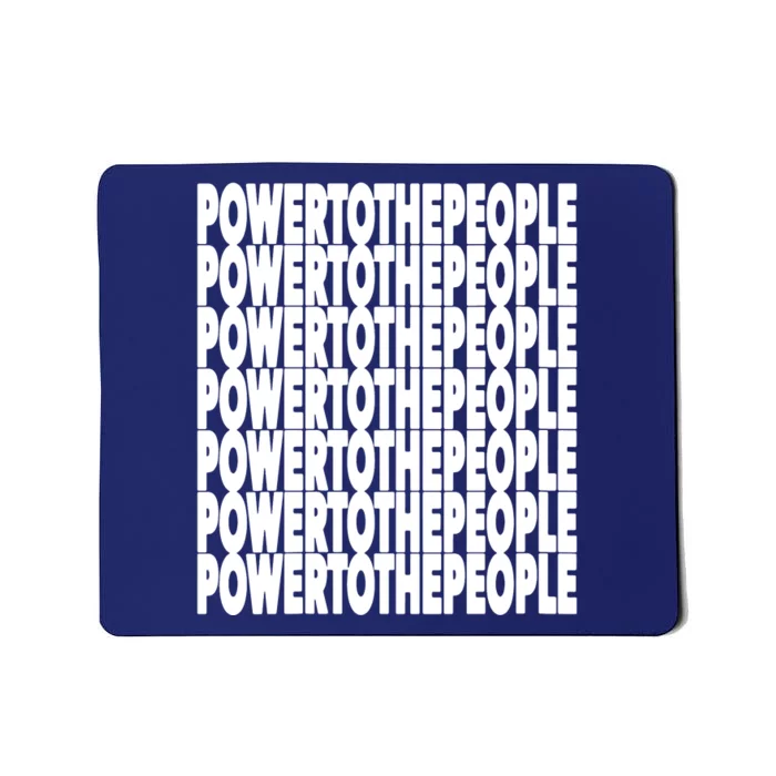 Power To The People Political Protest Civil Rights Protester Mousepad