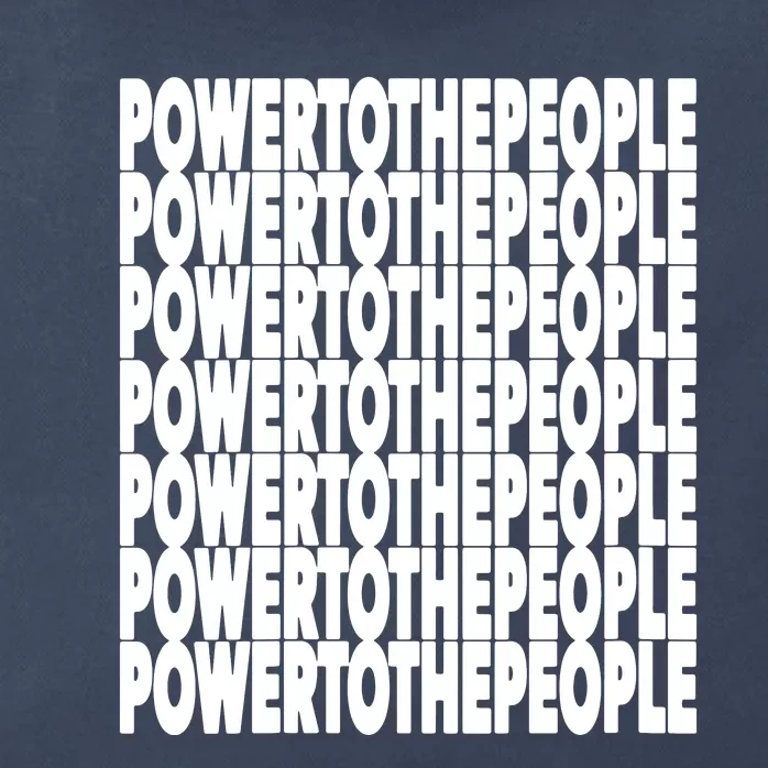 Power To The People Political Protest Civil Rights Protester Zip Tote Bag