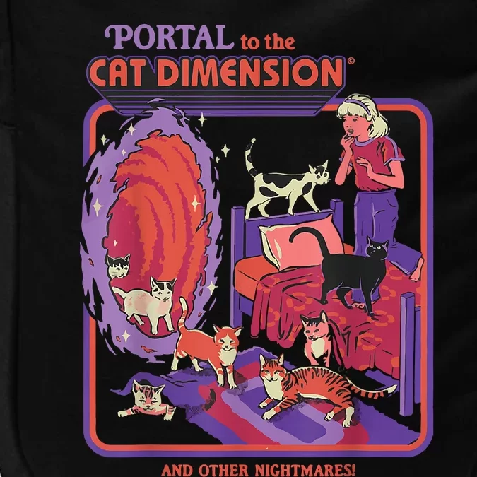 Portal To The Cat Dimension Halloween Impact Tech Backpack