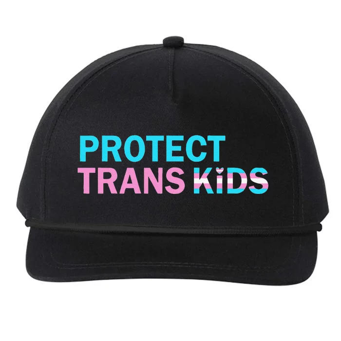 Protect Transg Transg Pride Lgbtq+ Gift Snapback Five-Panel Rope Hat