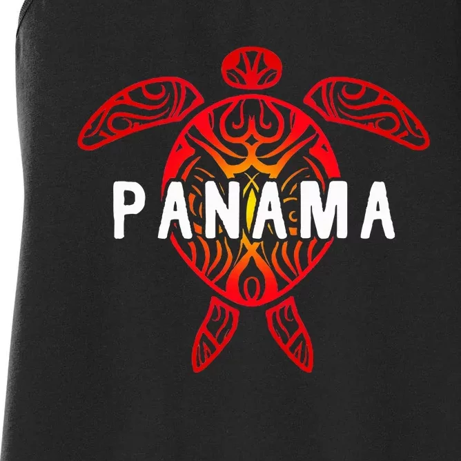 Panama Tribal Turtle Women's Racerback Tank