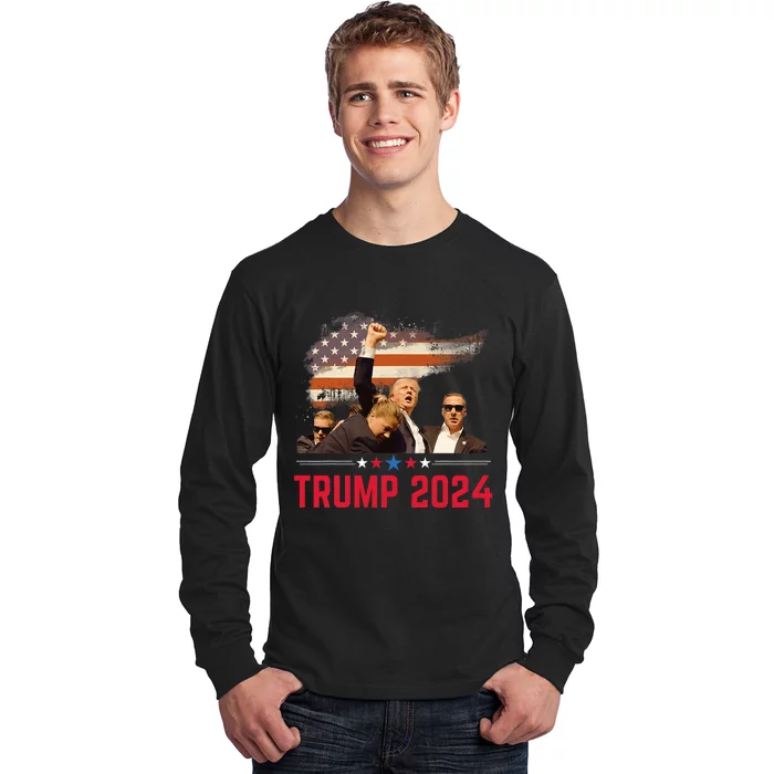 President Trump Trending Political Trump 2024 Election Long Sleeve Shirt