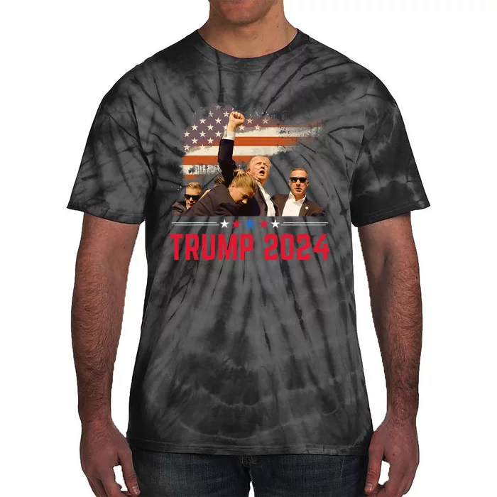 President Trump Trending Political Trump 2024 Election Tie-Dye T-Shirt