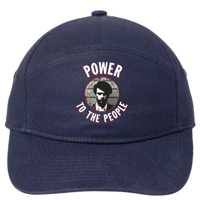 Power To The People Black History Icon Gift 7-Panel Snapback Hat