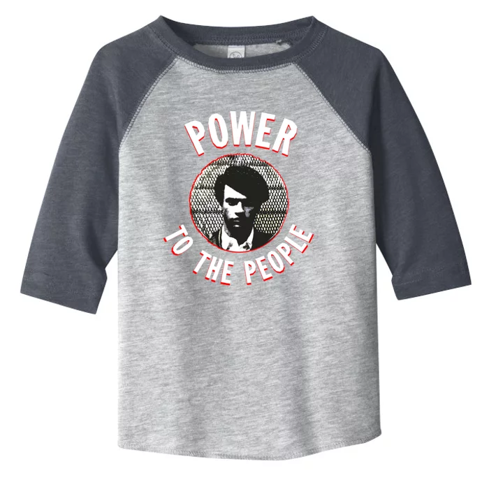 Power To The People Black History Icon Gift Toddler Fine Jersey T-Shirt