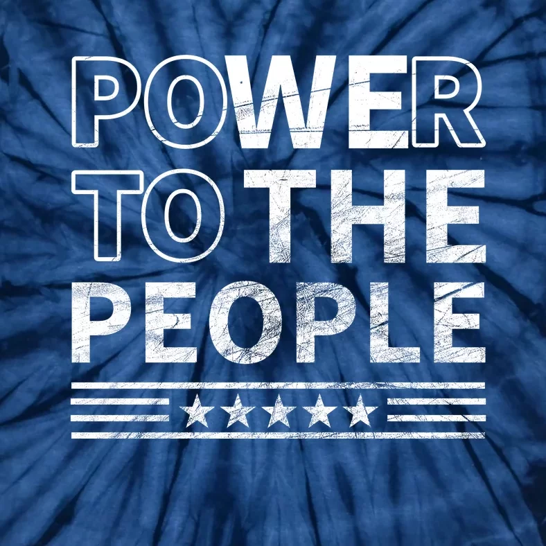 Power To The People Tie-Dye T-Shirt