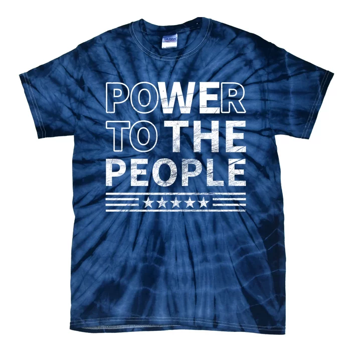 Power To The People Tie-Dye T-Shirt