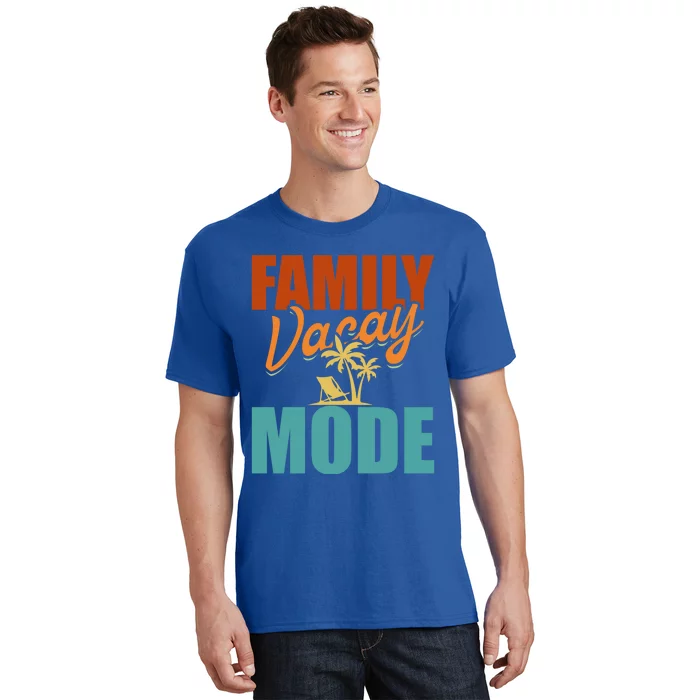 Palm Trees Tropical Summer Vacay Retro Family Vacation Gift T-Shirt