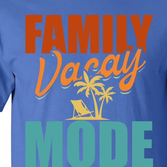 Palm Trees Tropical Summer Vacay Retro Family Vacation Gift Tall T-Shirt