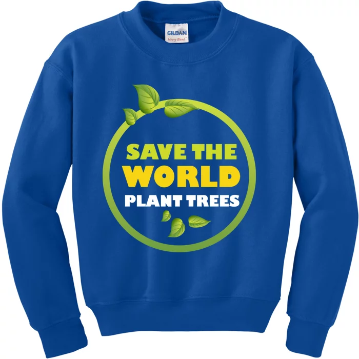 Plant Trees To Stop Carbon Dioxide Emissions Climate Change Funny Gift Kids Sweatshirt