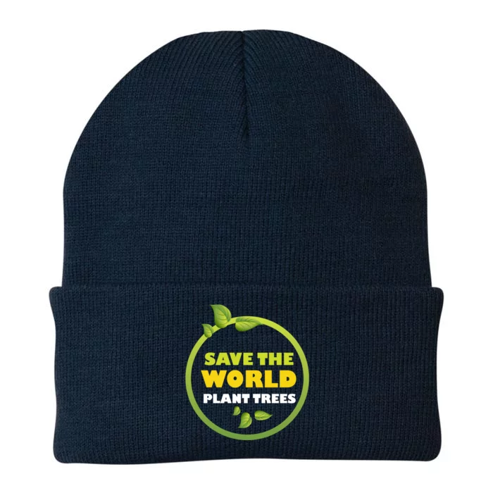 Plant Trees To Stop Carbon Dioxide Emissions Climate Change Funny Gift Knit Cap Winter Beanie