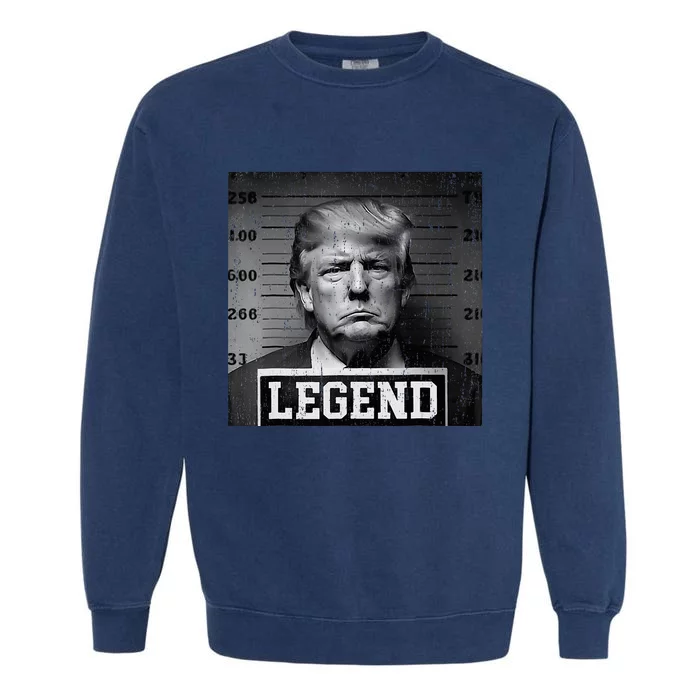 President Trump Trending Political Trump 2024 Election Garment-Dyed Sweatshirt