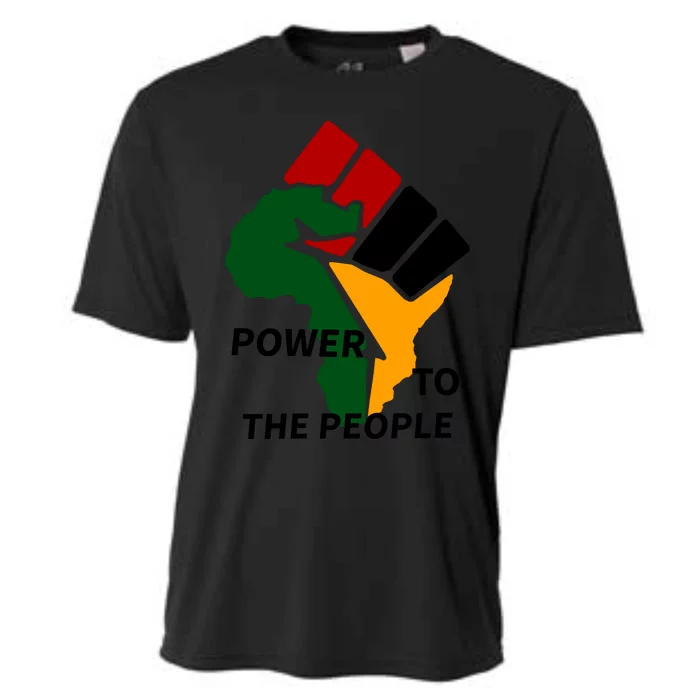 Power To The People, Black Power Fist, Civil Rights, Unity VNeck Cooling Performance Crew T-Shirt