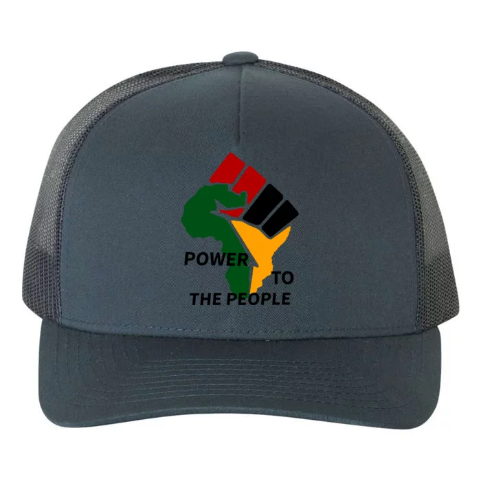 Power To The People, Black Power Fist, Civil Rights, Unity VNeck Yupoong Adult 5-Panel Trucker Hat