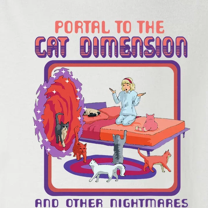 Portal To The Cat Dimension Funny Cat Kitten Lover Toddler Long Sleeve Shirt