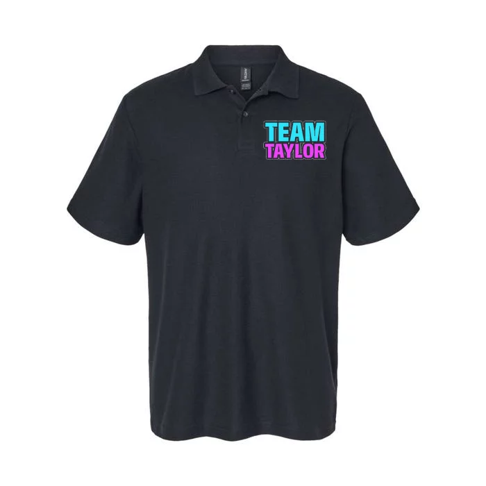 Personalized Team Taylor Family Name Softstyle Adult Sport Polo