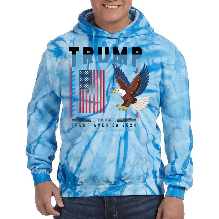 President Trump Trending Political 2024 Tie Dye Hoodie