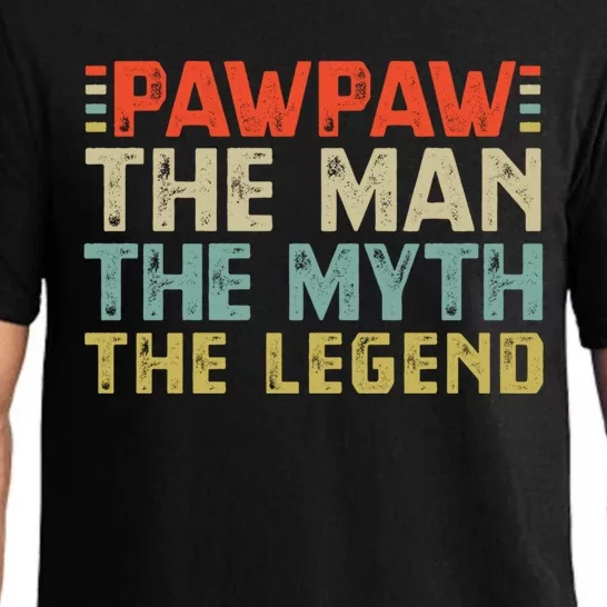 Pawpaw The The Myth The Legend Grandpa Gift Pajama Set