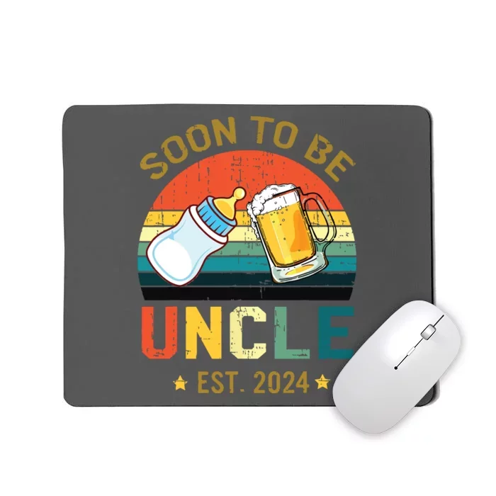 Promoted To Uncle Est 2024 Pregnancy Soon To Be Uncle Mousepad