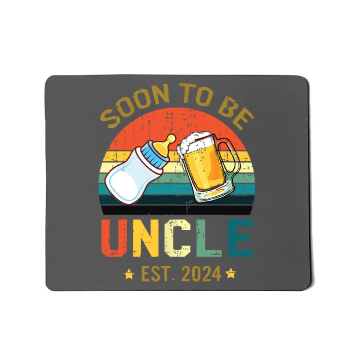 Promoted To Uncle Est 2024 Pregnancy Soon To Be Uncle Mousepad