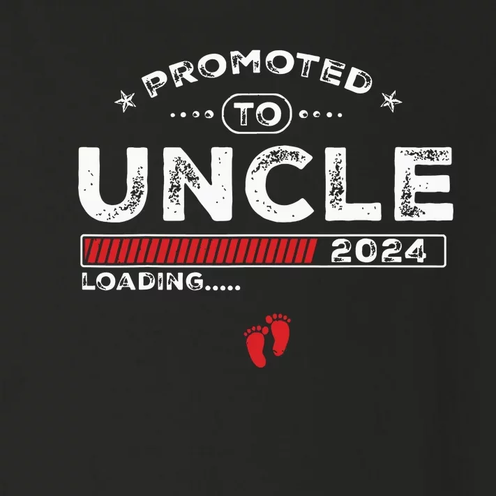 Promoted To Uncle Est 2024 Loading Soon To Be Dad Uncle Toddler Long Sleeve Shirt