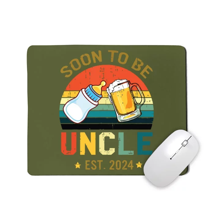 Promoted To Uncle Est 2024 Pregnancy Soon To Be Uncle Mousepad