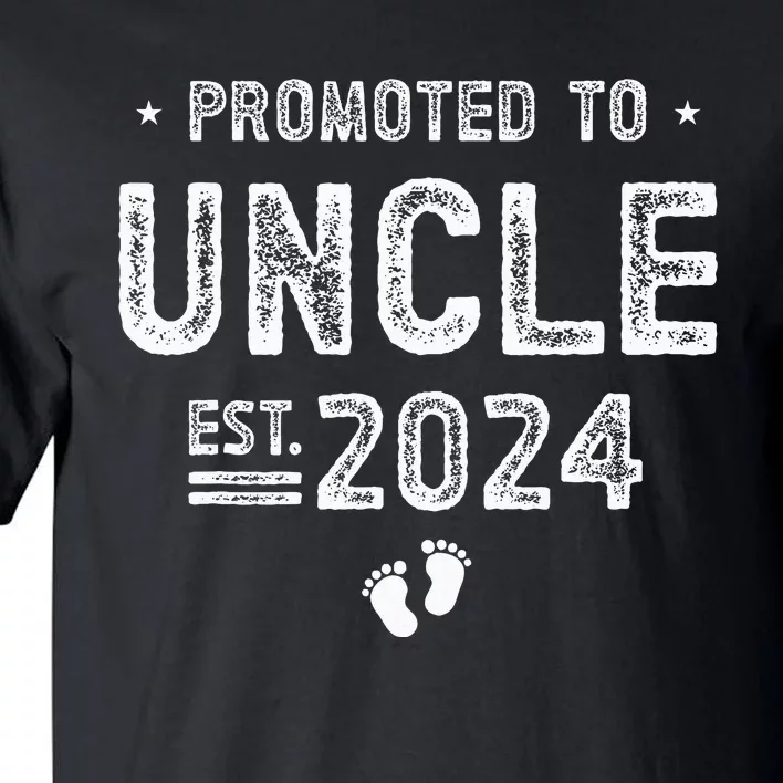 Promoted To Uncle 2024 Soon To Be Uncle Tall T-Shirt