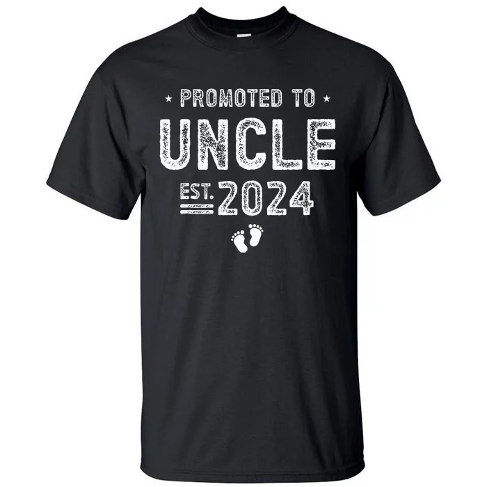 Promoted To Uncle 2024 Soon To Be Uncle Tall T-Shirt