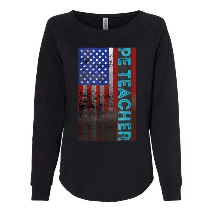 P.E. TEACHER USA Womens California Wash Sweatshirt