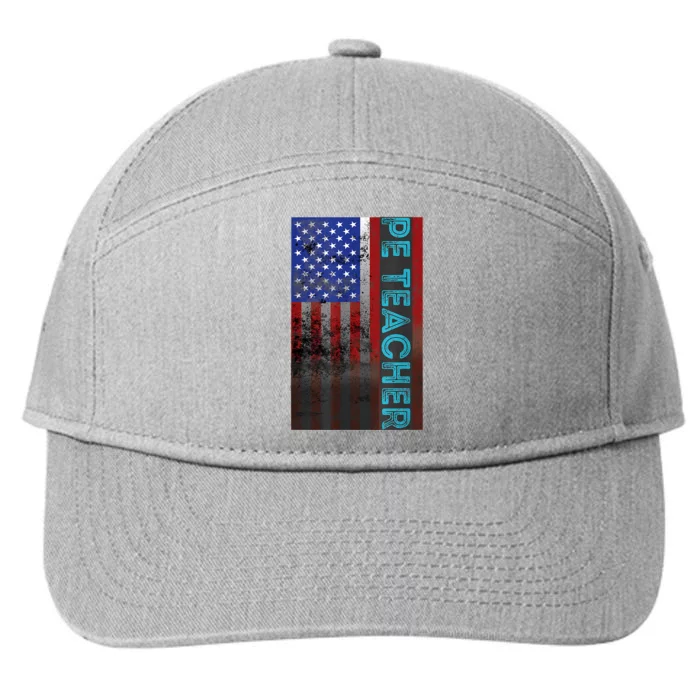 P.E. TEACHER USA 7-Panel Snapback Hat