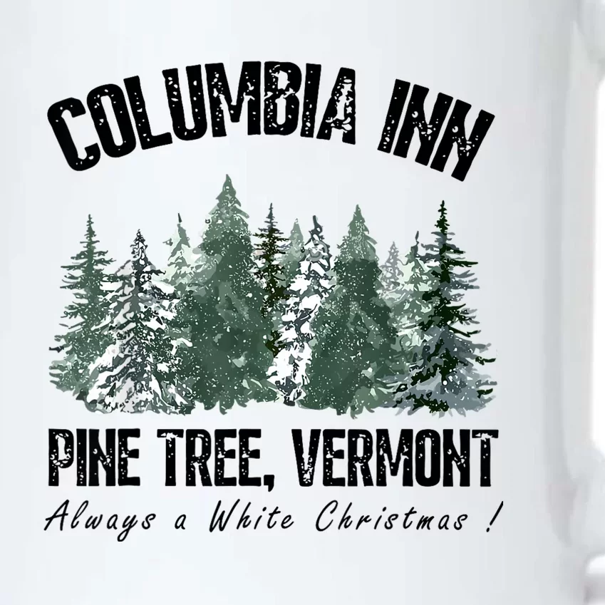 Pine Tree Vermont Always A White Christmas Tree Holiday Black Color Changing Mug