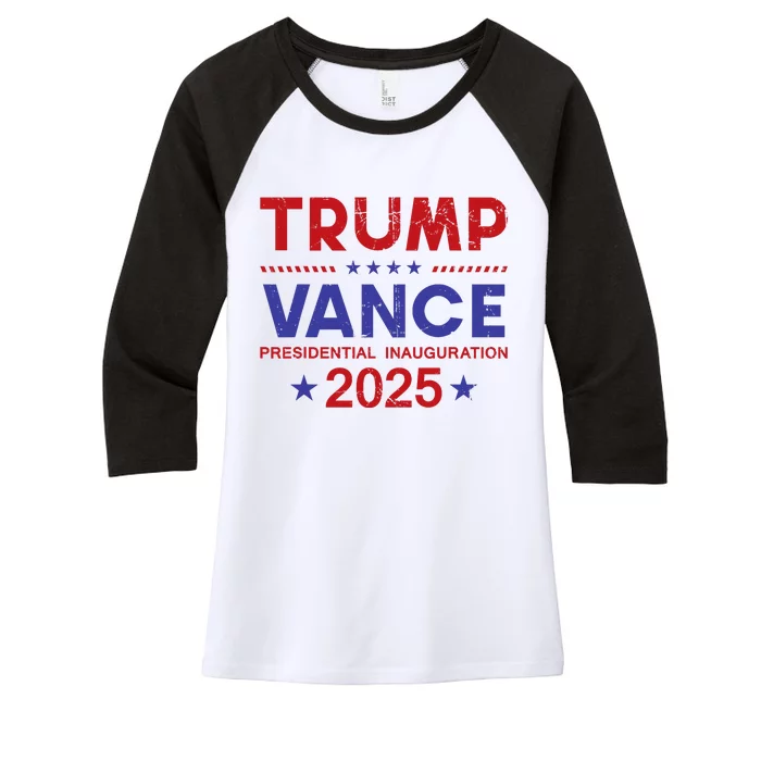 President Trump Vance Inauguration Day 2025 Usa Women's Tri-Blend 3/4-Sleeve Raglan Shirt